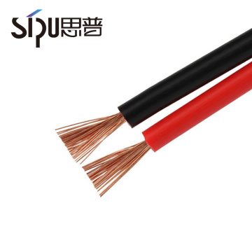 SIPU usine prix RVB câble 2.2mm-3.8mm gros rvb puissance haut-parleur câble meilleur rouge et noir fil d&#39;enceinte